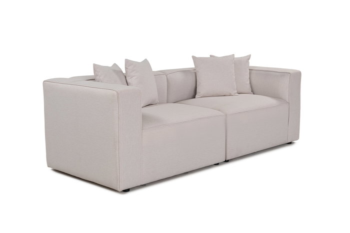 Atelier Del Sofa Mora XL 2 Seat - Ecru